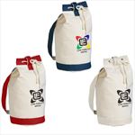 JH3210 Heavy Canvas Cotton Boat Tote With Custom Imprint